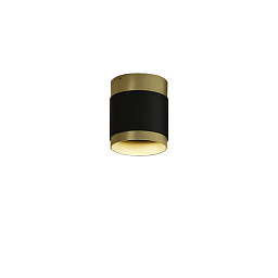 P3989100ON ACB Iluminacion Lux потолочный светильник цилиндрической формы, корпус золото-чёрный, IP20