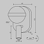 Настенный светильник Maytoni Dialogue 9W 500лм Черный MOD441WL-L8B3K — фото 3