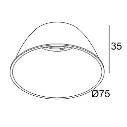 24611 0230 Delta Light ACCESSORIES рефлектор для светильников 30°