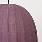 KWH65 BU Knit-Wit Made By Hand Подвесной светильник с овальным абажуром бордового цвета — фото 5