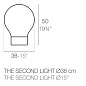 Декоративный светильник The Second Light Lamp Ø38x50 Vondom — фото 1