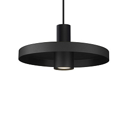 ODREY 1.2 Jet Black Wever Ducre Odrey подвесной светильник плоский черный матовый