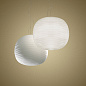 FN274007LD_10 Foscarini Gem SP LED большая дизайнерская люстра со сферическим плафоном белый — фото 5