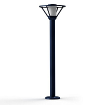 Bermude N° 4; Frosted glass E27 105W; Steel blue