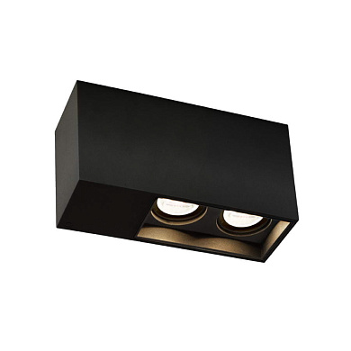 накладной светильник под лампу PAR16 черный