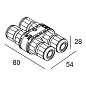 IP68 JUNCTION BOX 4P Delta Light соединитель — фото 1
