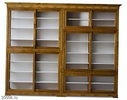 Modulo biedermeier Модульный книжный шкаф из вишневого дерева Morelato