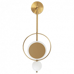 A2604AP-7GO Arte Lamp Polaris настенный светильник с круглыми элементами золотистого оттенка