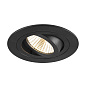 1007343 SLV NEW TRIA® 75 mount. ring round black монтажное кольцо — фото 1