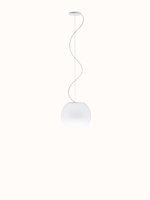 Подвесной светильник Lumi Mochi F07 Ø 30 Белый Fabbian