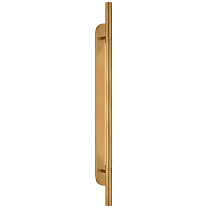 Rousseau Large Bracketed Sconce антично-патинированная латунь с гравированным кристаллом