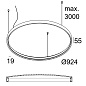 SUPERLOOP PLUS HC 120 SBL 930 B черный Delta Light подвесной светильник — фото 11