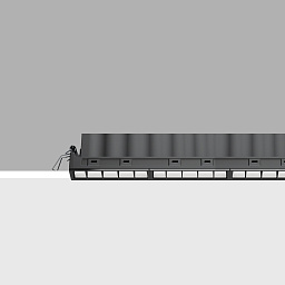 Встраиваемый в потолок светильник Laser 268x22x49 мм iGuzzini