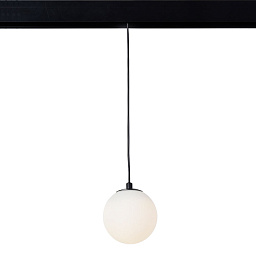 CLT 0.33 013 5W BL 4000K Crystal Lux SPACE магнитный трековый светильник чёрного цвета с подвесным шаровым модулем 5W для трека 48V