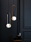 Подвесной светильник Heathfield Audrey PD-AUDR-SBRS-OPAL-000-STD — фото 1