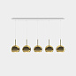 Подвесная система Tom Dixon Mirror Ball Linear — фото 2