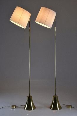 Equilibrium-VII Contemporary Brass Floor Lamp торшер Jonathan Amar Studio Equilibrium-VII