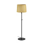 64313-42 SAMBA BLACK FLOOR LAMP YELLOW RIBBONED LAMPSHADE ø торшер Faro barcelona