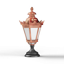Citadelle N° 4; Opal PMMA E27 with crown - 105W; Patinated copper without polish