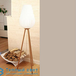 103320 Globen Lighting Swea торшер с тканевым абажуром и трёхножкой