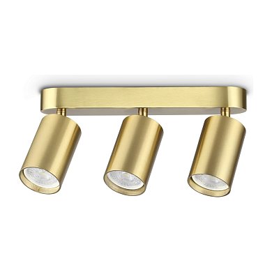 Потолочный светильник Dynamite PL3 LINEAR ROUND Ideal Lux 371269, латунь