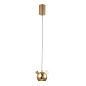 Светильник подвесной Crystal Lux AMIGO SP LED GOLD — фото 1