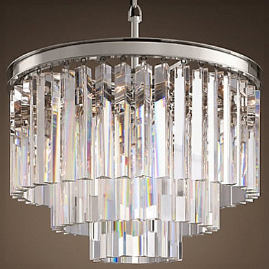 40.1539 подвесной светильник Imperiumloft Rh 1920s odeon clear glass fringe