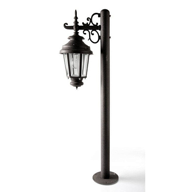 Old World Charm Bollard Black Crinkle уличный светильник FOS Lighting 686-PO1