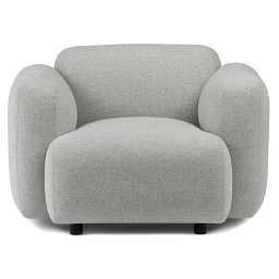 603109 Normann Copenhagen Swell мягкое кресло с закругленными подлокотниками