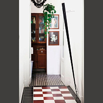 Torch&egrave;re - Lampadaire/Inox brossé