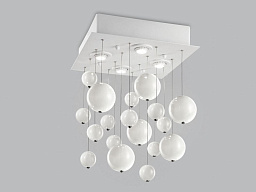 Bolero 40x40 Потолочный светильник из дутого стекла Metal Lux