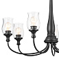 Melis 7 Light Chandelier Black люстра 52469BK Kichler — фото 8