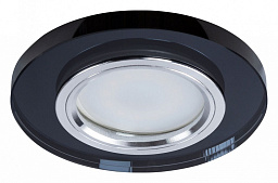 A2166PL-1BK Arte Lamp Cursa встраиваемый потолочный светильник с зеркальным кольцом
