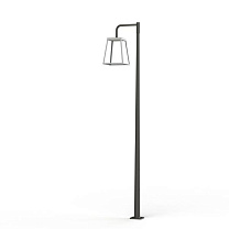 Lampiok 4 N° 3; Opal PMMA Built-in LED 3000°K warm white 36W bicolore; Silk grey