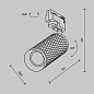 TR011-1-GU10-G Maytoni Focus Design Трековый светильник 10W Черный — фото 5