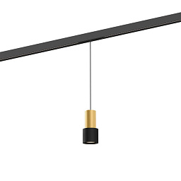 ODREY on track 1.1 LED Gold + Jet Black Wever Ducre Odrey On Track подвесной трековый светильник цилиндрической формы чёрного цвета для магнитного трека 48V