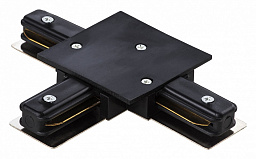 501137 Lightstar 1ph Lightstar Barra track т-образный соединитель черный для однофазного трекового профиля