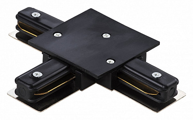 т-образный соединитель черный для однофазного трекового профиля