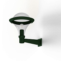 Dallas N° 2; Smoked polycarbonate E27 75W; British green