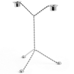 AE365-A835 Hay Wire Candleholder настольный подсвечник из проволоки с зеркальным покрытием