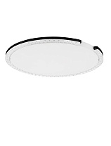 Triac Dimmable Sandy Black Aluminium, Acrylic & Prismatic Lens LED 30Watt 220-240Volt 1950Lm IP20 3000K D:65 H:4 cm