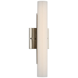 EU-KW2222 Visual Comfort Precision настенный светильник для ванной с вертикальным цилиндрическим матовым модулем