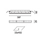 EK78 Laser Blade iGuzzini Minimal sections 3 x 5 LEDs - Wall Washer - LGC