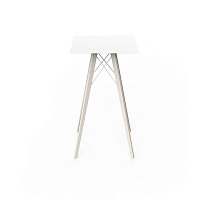 Faz wood high table 60x60x105 стол, Vondom