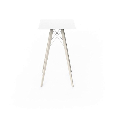 Faz wood high table 60x60x105 стол, Vondom