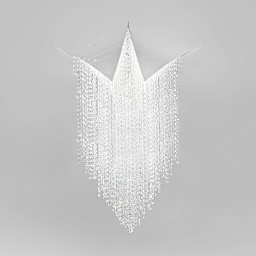 5310.10154.940 Kolarz FONTE DI LUCE потолочный светильник белый с хрустальными подвесками