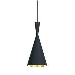 BLS03-PEUM3 Tom Dixon Beat подвесной светильник с двойным конусным корпусом чёрного цвета