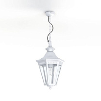 Victoria N° 2; Clear polycarbonate E27 105W; White