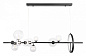 10023/1200L Loft it Molecule подвесной светильник, 40Вт, 3000K, черный