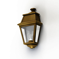 Avenue 2 N° 3; Clear glass E27 105W; Gold patina